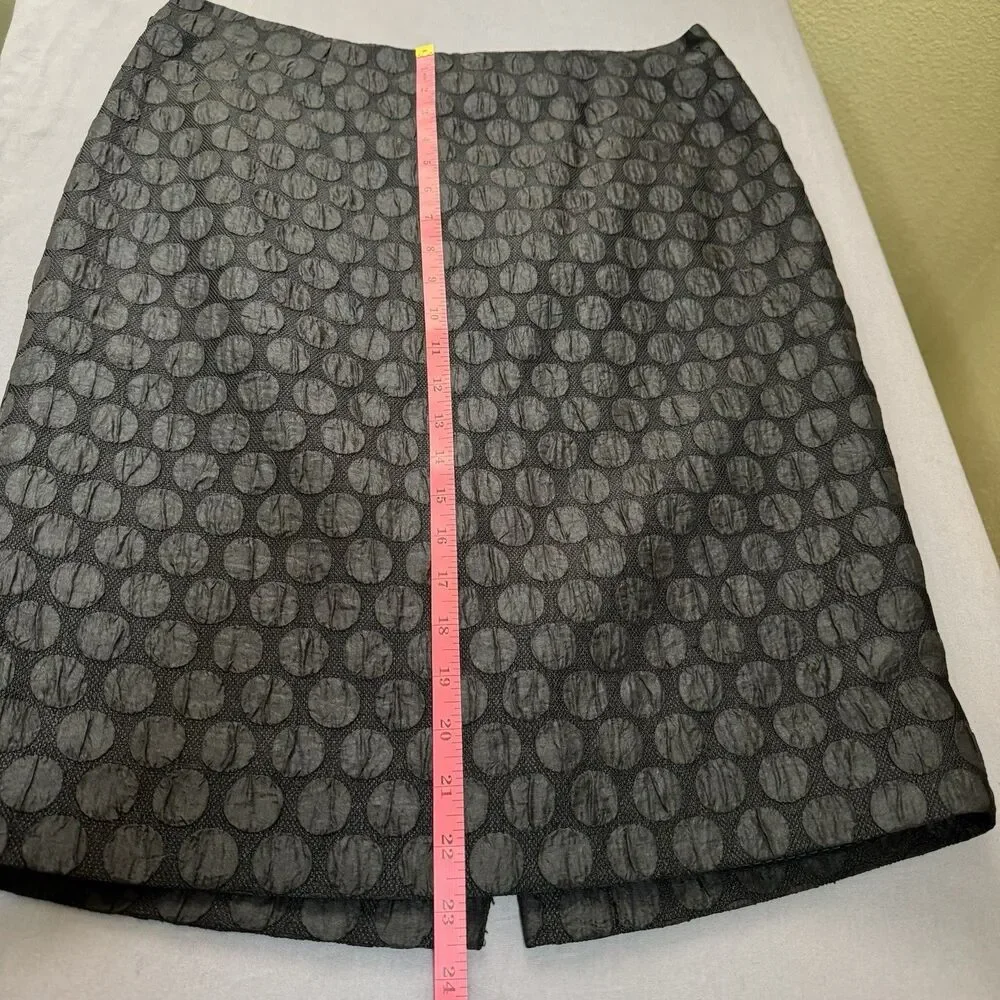 Maeve Anthropologie Skirt women 8 polka dot pencil black